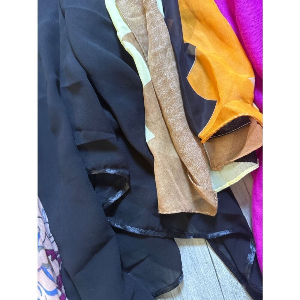 Women’s Bright Fuchsia Scarf Bundle- Lightweight Fashion Wrap - Picture 2 of 6